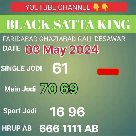 black 786 satta king|Satta King 786 .